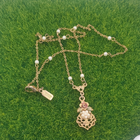 Victorian Rose Necklace N3606 - Picture 1 of 3